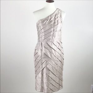 🔥Adrianna Papell | One Shoulder Cocktail Dress 8